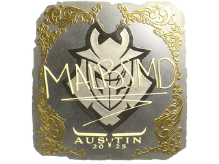 Sticker | malbsMd (Gold) | Austin 2025