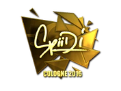 Sticker | Spiidi (Gold) | Cologne 2016 image