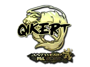 Sticker | qikert (Gold) | Antwerp 2022 image
