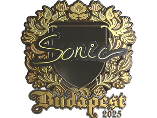 Sticker | Sonic (Gold) | Budapest 2025