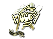 Sticker | WOOD7 (Gold) | Paris 2023 image