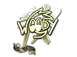 Sticker | WOOD7 (Gold) | Paris 2023 image