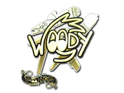 Sticker | WOOD7 (Gold) | Paris 2023 image