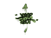 Sealed Graffiti | Jump Shot (Battle Green) image