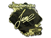 Sticker | Jame (Gold, Champion) | Rio 2022 image