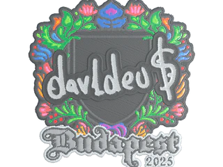 Sticker | dav1deuS (Embroidered) | Budapest 2025