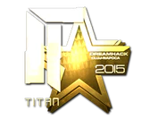 Sticker | Titan (Gold) | Cluj-Napoca 2015 image
