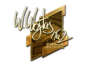 Sticker | TaZ (Gold) | Boston 2018 image