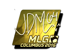 Sticker | jdm64 (Gold) | MLG Columbus 2016 image