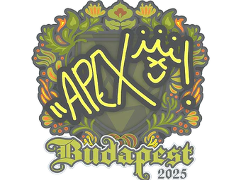 Sticker | apEX | Budapest 2025 image