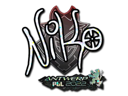 Sticker | NiKo (Glitter) | Antwerp 2022 image