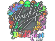 Sticker | yuurih (Holo) | Budapest 2025 image