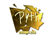 Sticker | pyth (Gold) | Cologne 2016 image