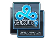 Sticker | Cloud9 (Foil) | DreamHack 2014 image