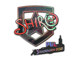 Sticker | sh1ro (Holo) | Stockholm 2021 image