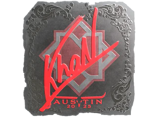 Sticker | khaN (Foil) | Austin 2025