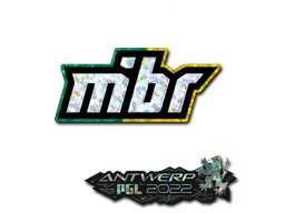 Sticker | MIBR (Glitter) | Antwerp 2022 image