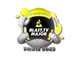 Sticker | BLAST.tv (Glitter) | Paris 2023 image