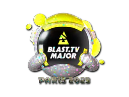 Sticker | BLAST.tv (Glitter) | Paris 2023 image