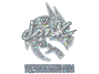Sticker | donk (Glitter) | Copenhagen 2024