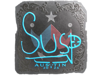 Sticker | susp (Foil) | Austin 2025 image