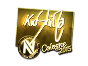 Sticker | kioShiMa (Gold) | Cologne 2015 image