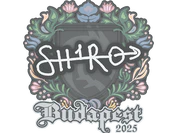 Sticker | sh1ro | Budapest 2025 image