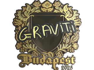 Sticker | Graviti (Gold) | Budapest 2025