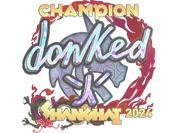 Sticker | donk (Holo, Champion) | Shanghai 2024 image