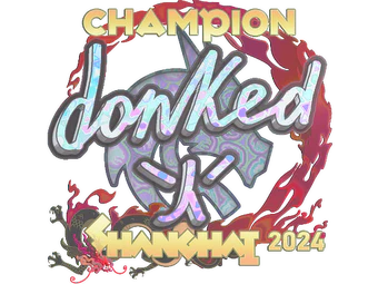 Sticker | donk (Holo, Champion) | Shanghai 2024 image