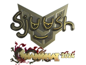 Sticker | sjuush (Gold) | Shanghai 2024 image