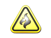 Sticker | Flammable (Foil) image