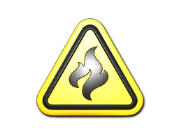 Sticker | Flammable (Foil) image