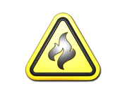 Sticker | Flammable (Foil) image