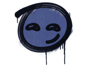 Sealed Graffiti | Smirk (SWAT Blue) image