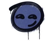 Sealed Graffiti | Smirk (SWAT Blue) image