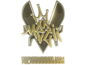 Sticker | mezii (Gold) | Copenhagen 2024 image