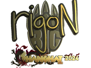 Sticker | rigoN (Gold) | Shanghai 2024