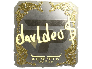 Sticker | dav1deuS (Gold) | Austin 2025