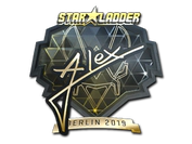 Sticker | ALEX (Gold) | Berlin 2019 image