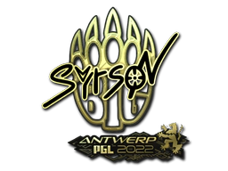 Sticker | syrsoN (Gold) | Antwerp 2022 image