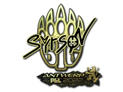 Sticker | syrsoN (Gold) | Antwerp 2022 image
