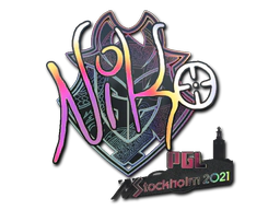 Sticker | NiKo (Holo) | Stockholm 2021 image