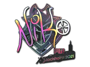 Sticker | NiKo (Holo) | Stockholm 2021 image