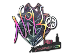 Sticker | NiKo (Holo) | Stockholm 2021 image