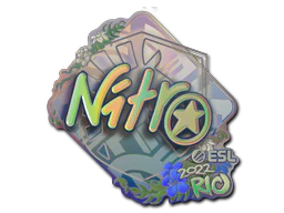 Sticker | nitr0 (Holo) | Rio 2022 image