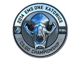 Sticker | ESL Skull (Foil) | Katowice 2014 image