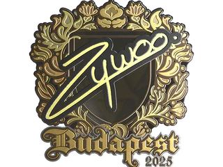 Sticker | ZywOo (Gold) | Budapest 2025