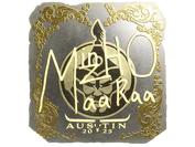 Sticker | mzinho (Gold) | Austin 2025 image