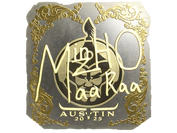 Sticker | mzinho (Gold) | Austin 2025 image